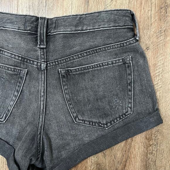 Free People X We The Free Women's Romeo Rolled Cut Off‎ Black Mambo Size 25 - Picture 8 of 12